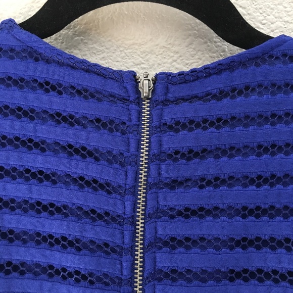 NWT! Blue Stripe Patterned Dress - Picture 5 of 7